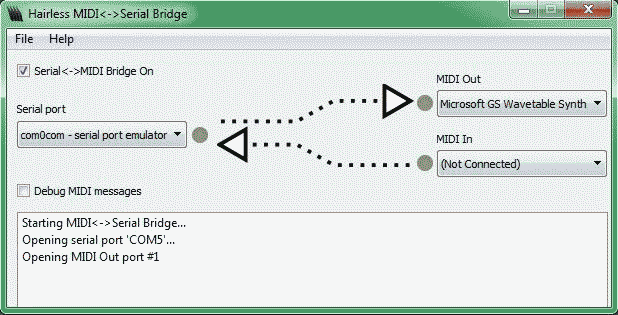 MIDI-Serial Bridge